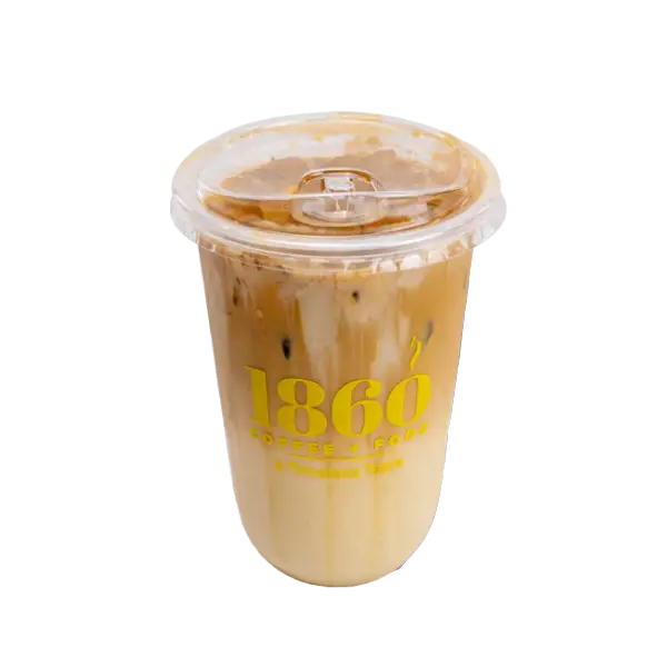 Creamy Spanish Latte, our Top 3 Best Seller signature drink at 1860 Coffee + Food Zamboanga cafe