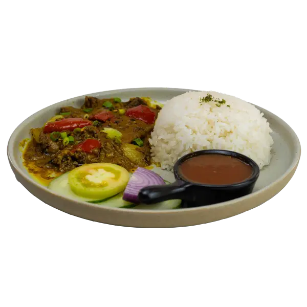 Authentic Beef Kulma, a rich Tausug curry Best Seller, served at 1860 Coffee + Food Zamboanga